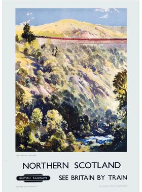 Northern Scotland Railway Poster