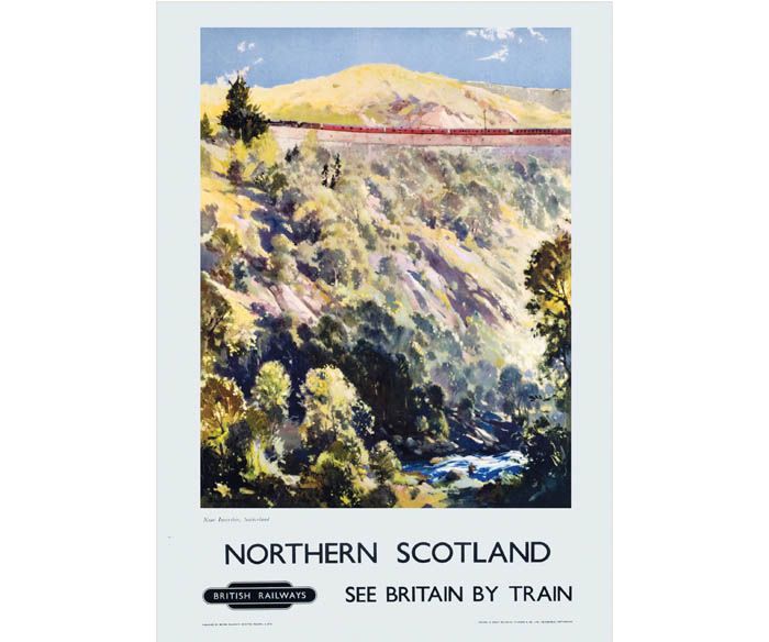 Northern Scotland Railway Poster