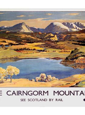 The Cairngorm Mountains Railway Poster