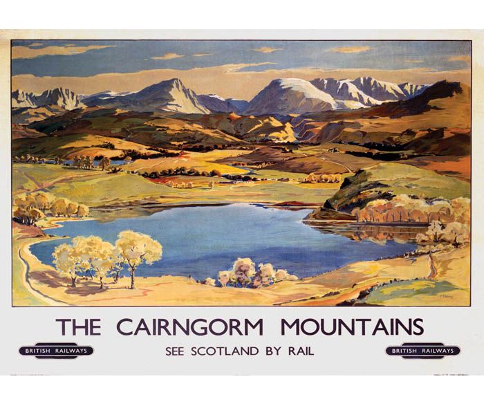 The Cairngorm Mountains Railway Poster