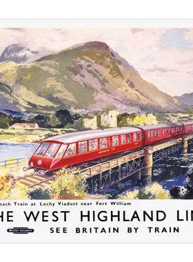 The West Highland Line Railway Poster