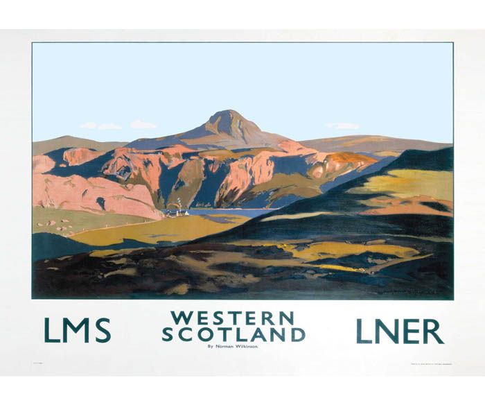 Western Scotland (1935) Railway Poster
