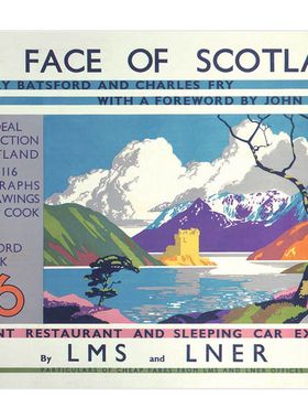 The Face of Scotland (1935) Railway Poster