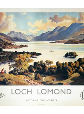 Loch Lomond (c1930) Railway Poster