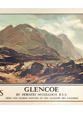 Glencoe (1930s) Railway Poster