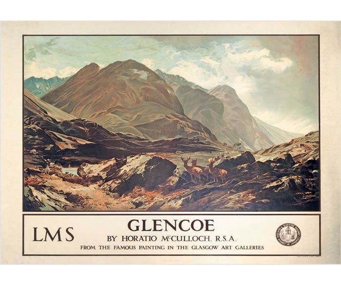 Glencoe (1930s) Railway Poster
