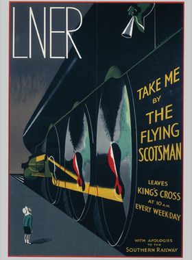 The Flying Scotsman (1932) LNER Railway Poster
