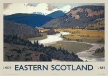 Eastern Highlands (1935) Railway Poster