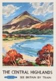 The Central Highlands (1950s) Schiehallion Railway Poster