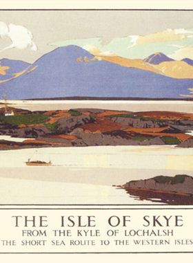 The Isle of Skye (1930) Railway Poster