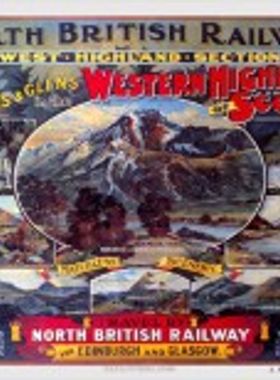 West Highland Section of NBR (1920) Railway Poster