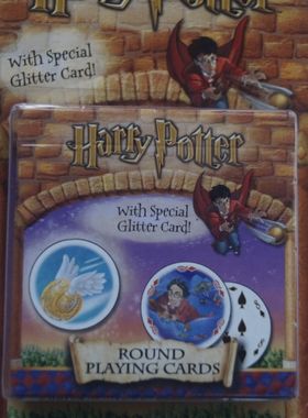 Harry Potter round playing cards