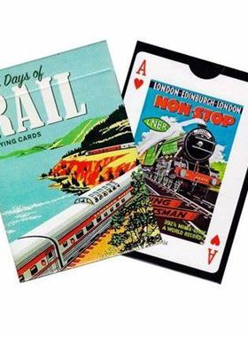 Glory days of rail playing cards