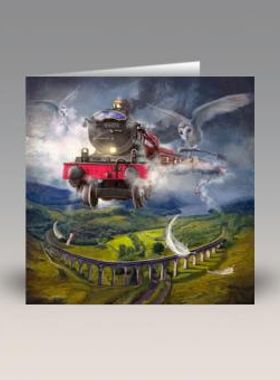 Glenfinnan Express greeting card